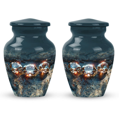 diamond cremation dad urn.