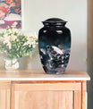 10-inch diamond cremation urn