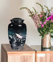 10-inch diamond cremation urn