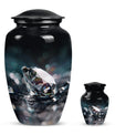 10-inch diamond cremation urn