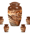 10-inch diamond Urn, classic design cremation urn.