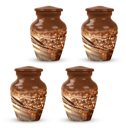 10-inch diamond Urn, classic design cremation urn.