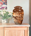 10-inch diamond Urn, classic design cremation urn.