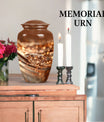 10-inch diamond Urn, classic design cremation urn.
