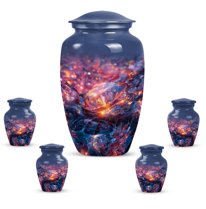 10-inch diamond Urn, classic design