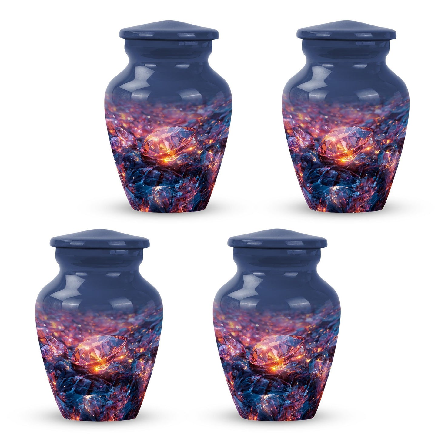 10-inch diamond Urn, classic design