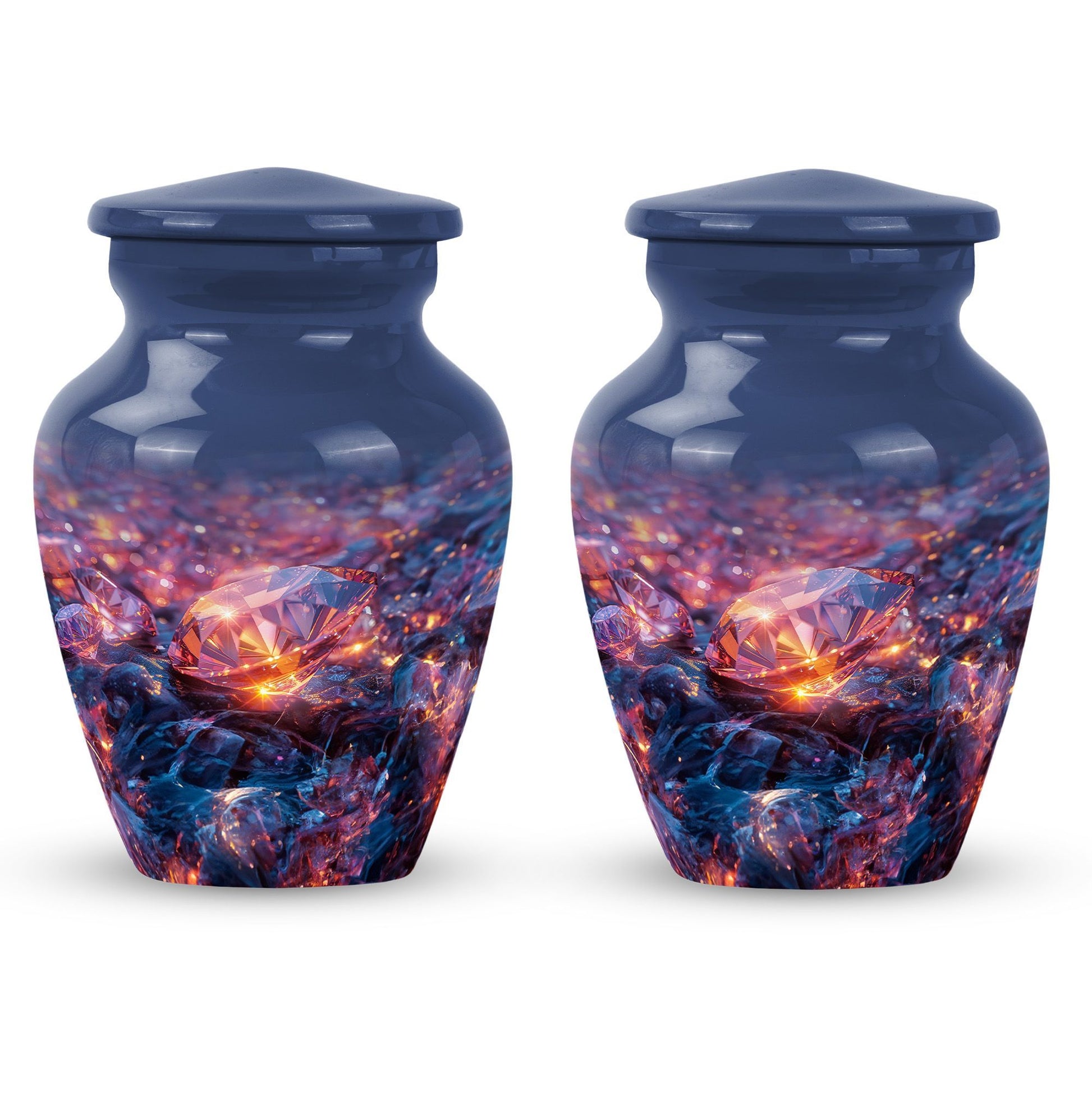 10-inch diamond Urn, classic design