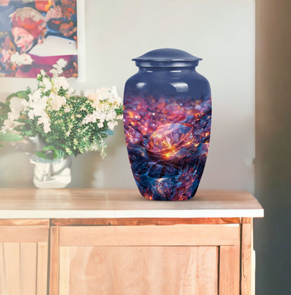10-inch diamond Urn, classic design