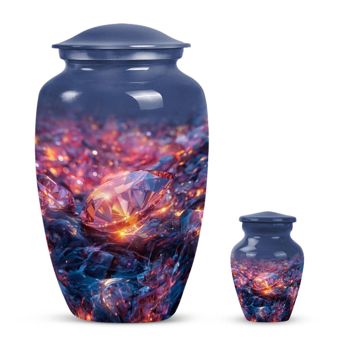 10-inch diamond Urn, classic design