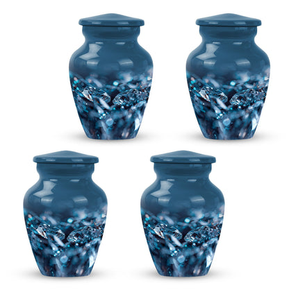 diamond urn for memorial burial