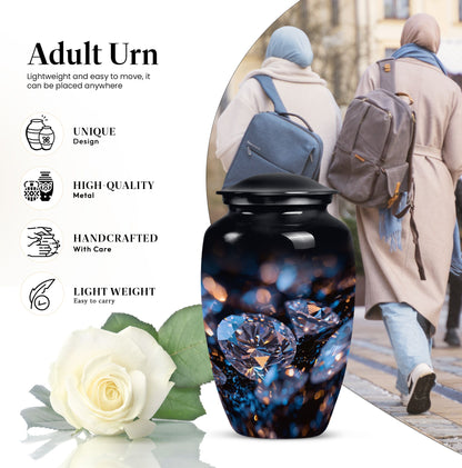 diamond urn for adult male