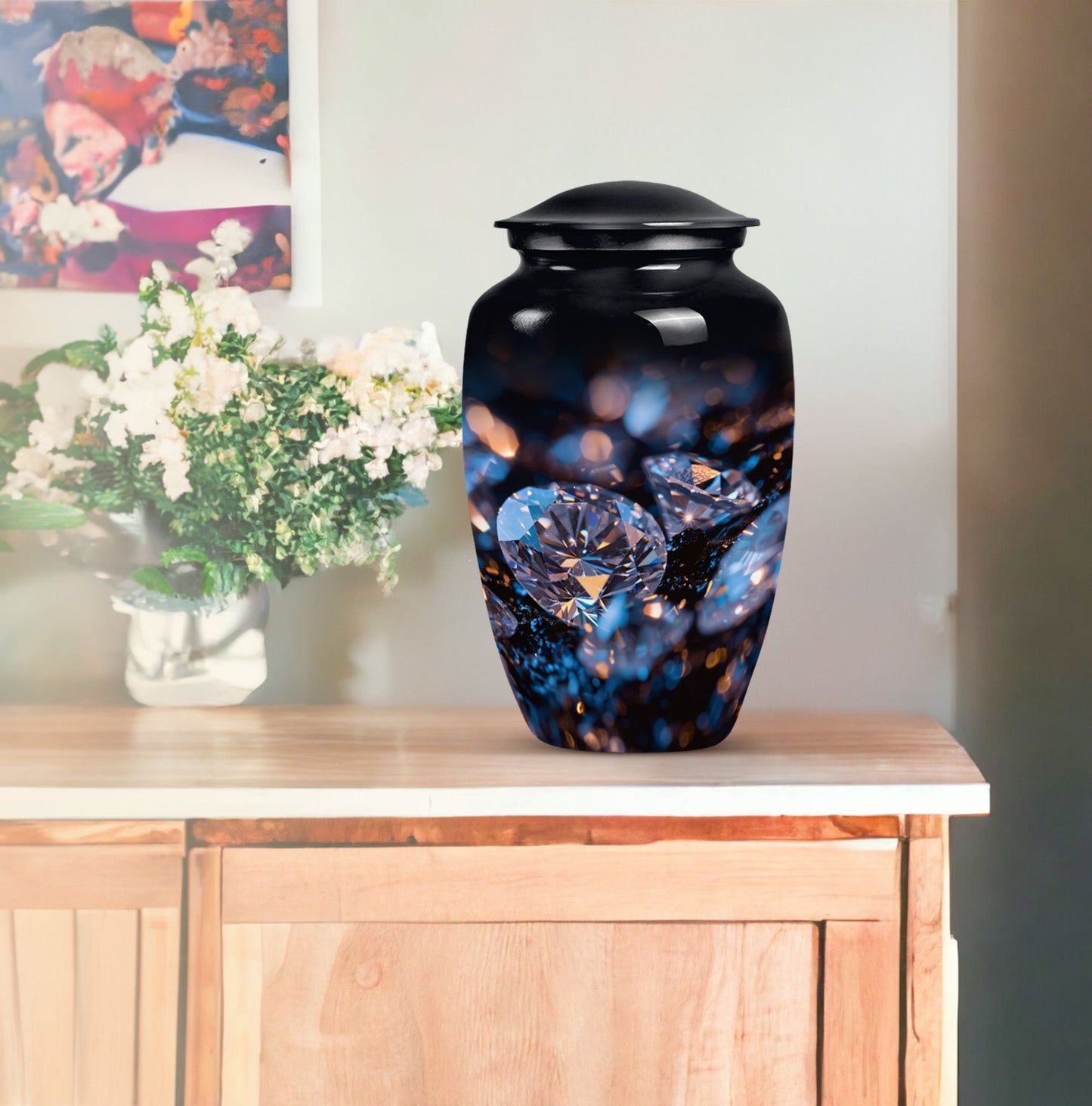 diamond urn for adult male