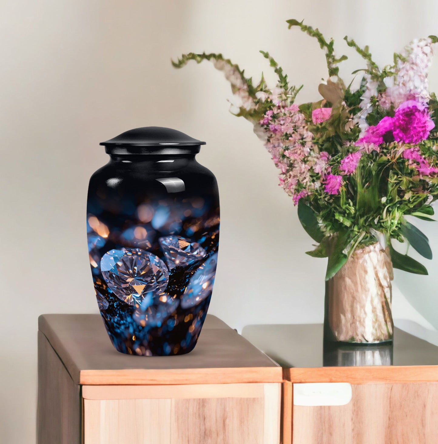 diamond urn for adult male