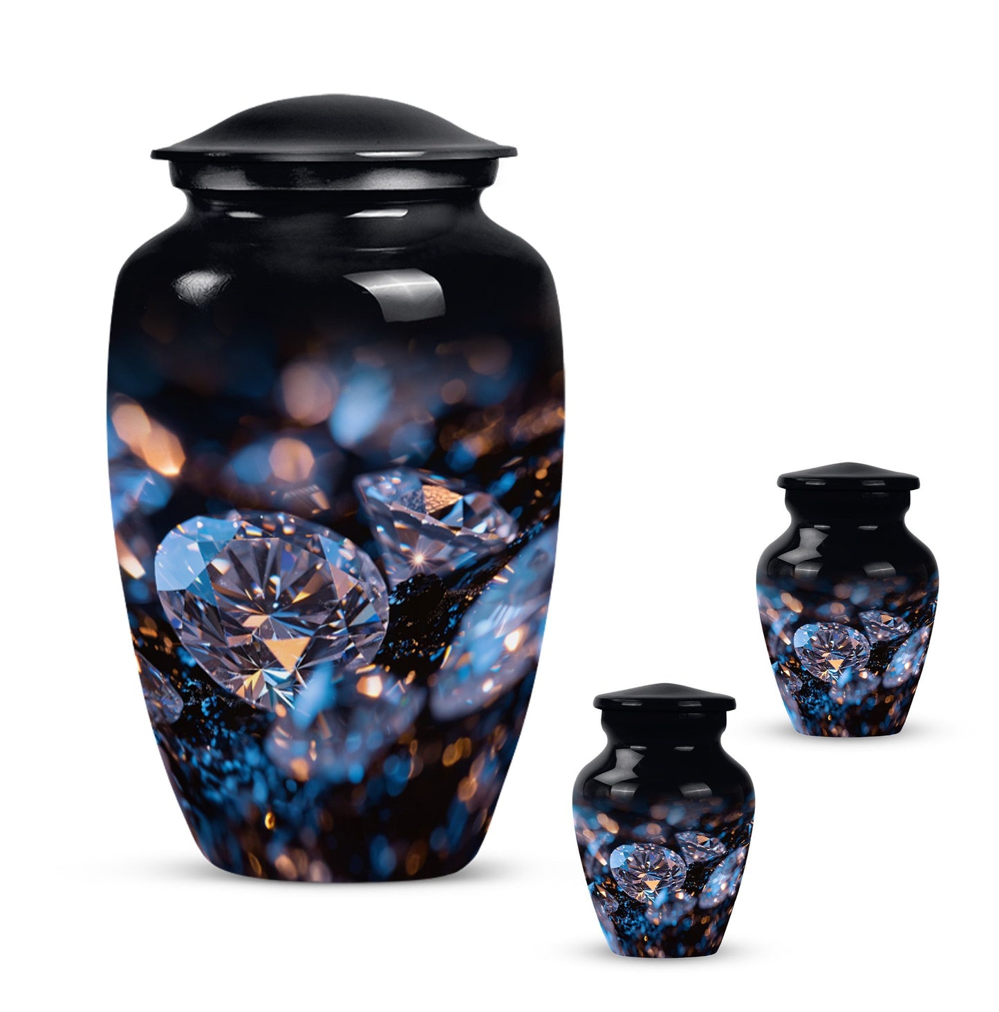 diamond urn for adult male