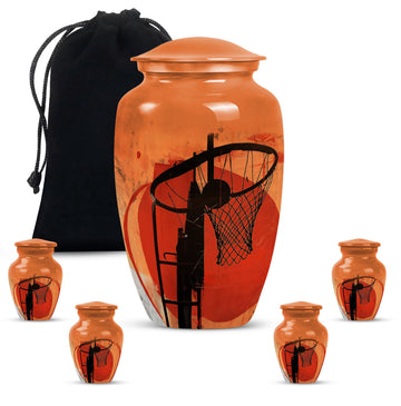 Large Urn with 4 Small Urn