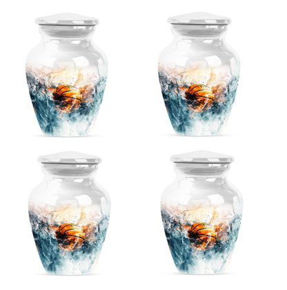 basketball memorial urn for men ashes.