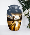 classic basketball urn for women's ashes.