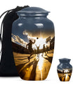 classic basketball urn for women's ashes.