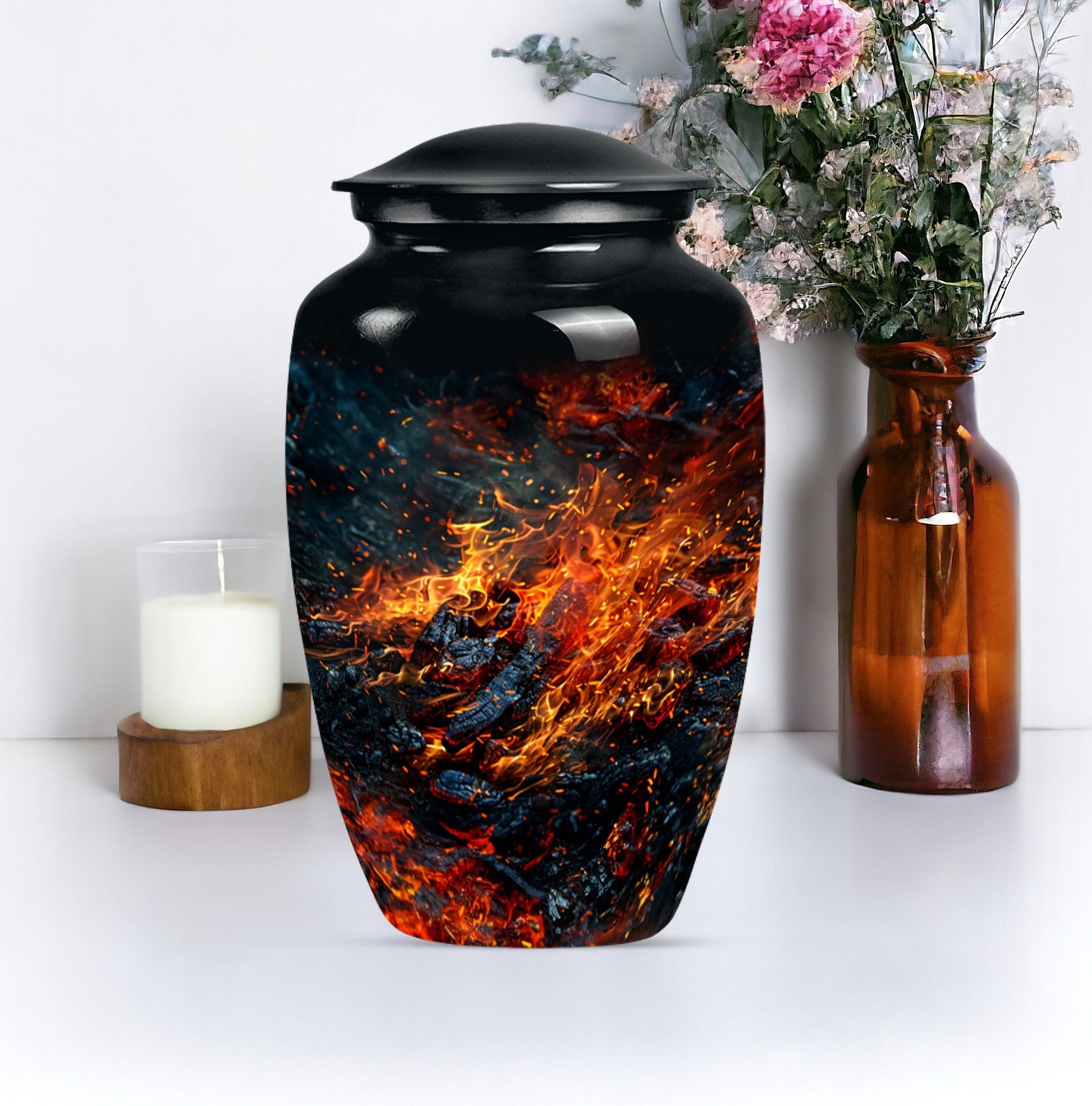 fire urn for adult male ashes