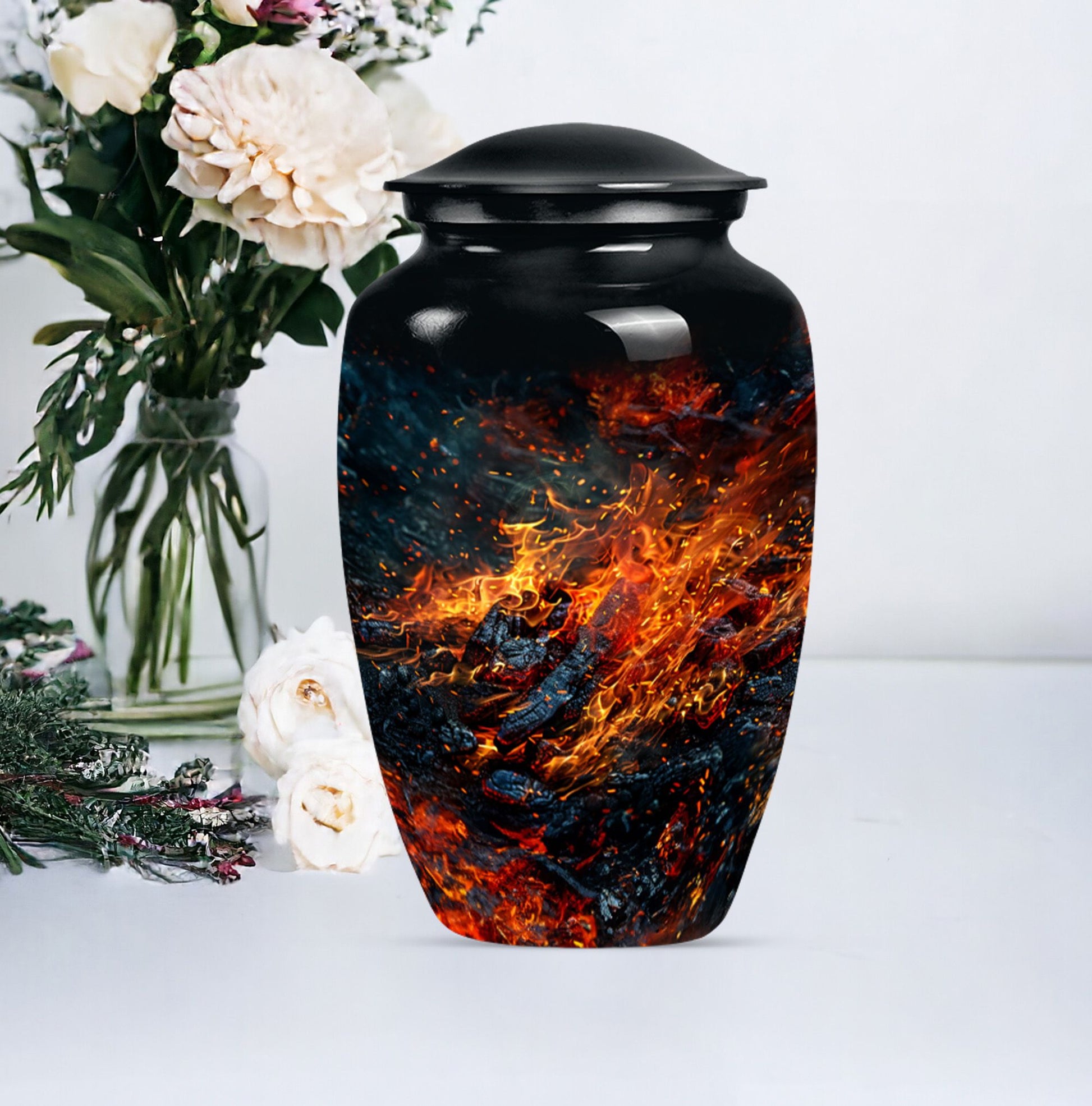 fire urn for adult male ashes