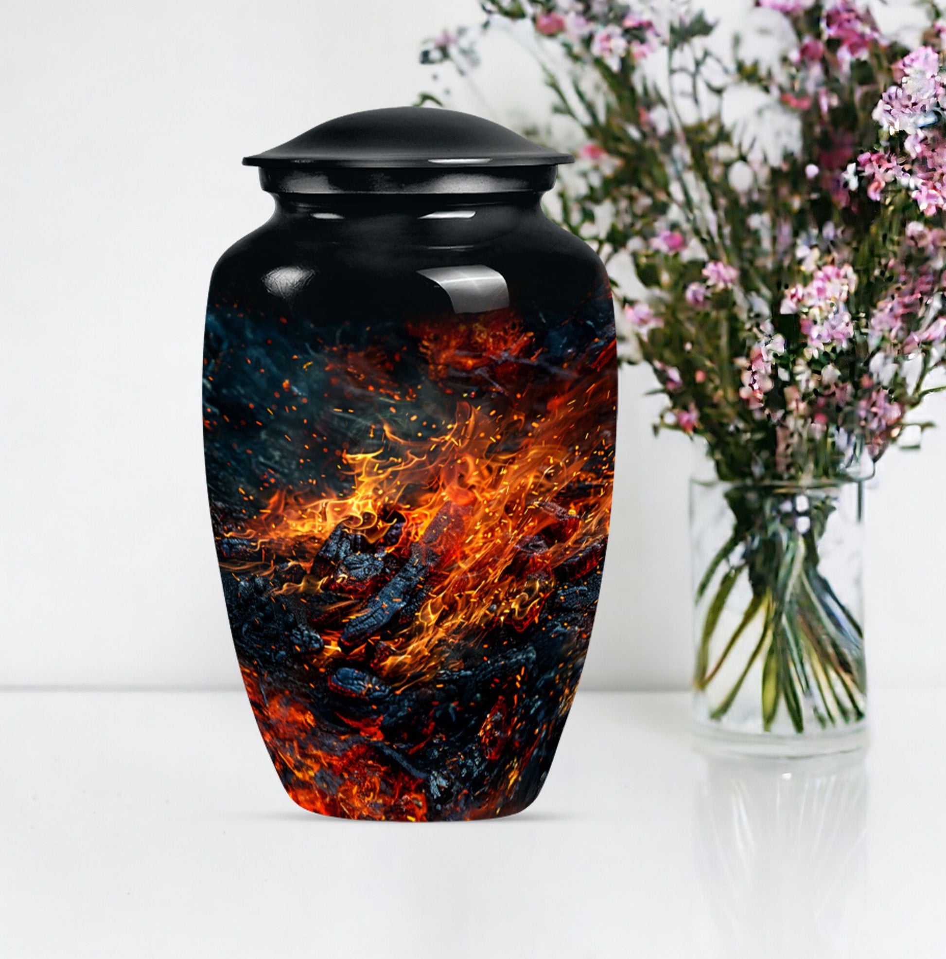 fire urn for adult male ashes