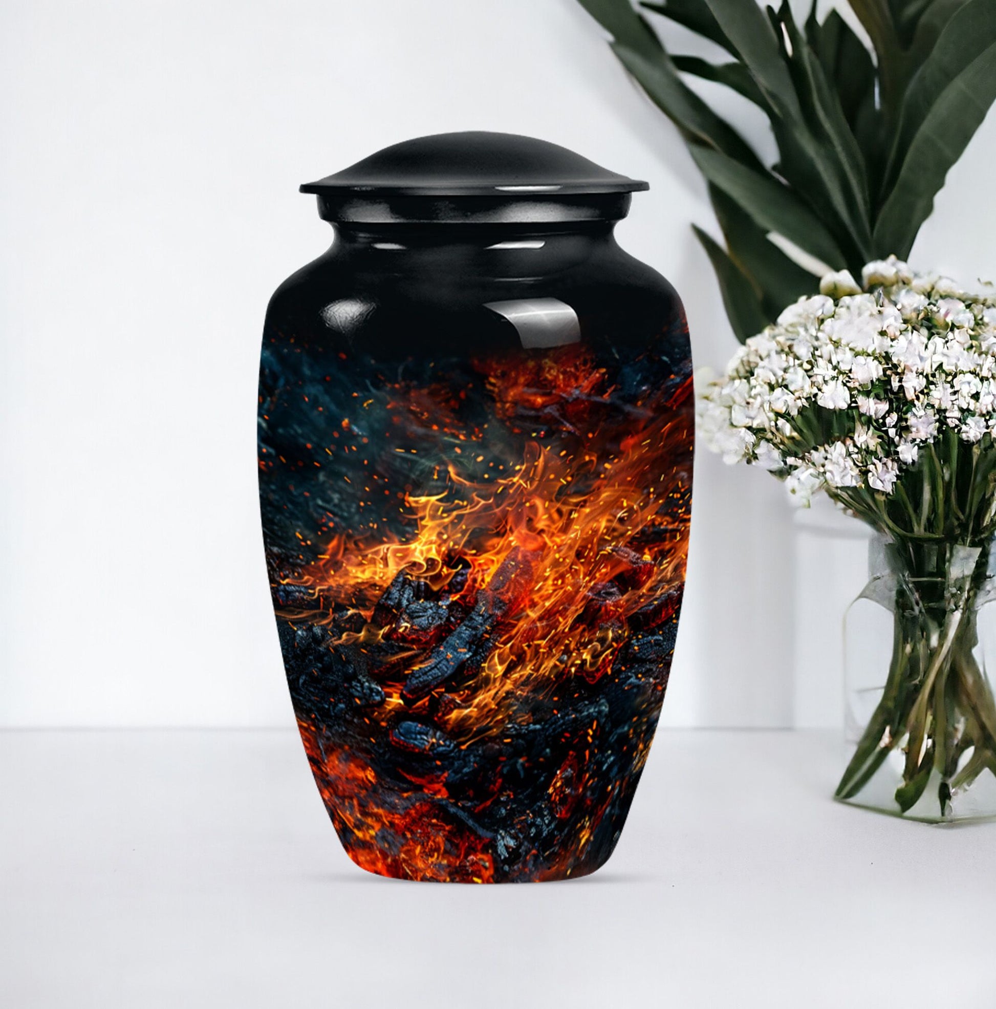 fire urn for adult male ashes