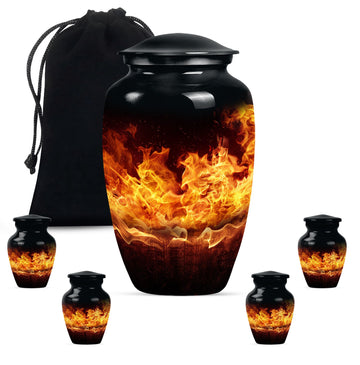 Large Urn with 4 Small Urn