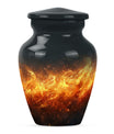 Classic Aluminium Fire Urn for human ashes.