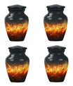 Classic Aluminium Fire Urn for human ashes.