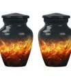 Classic Aluminium Fire Urn for human ashes.