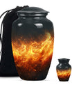 Classic Aluminium Fire Urn for human ashes.