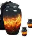 Classic Aluminium Fire Urn for human ashes.