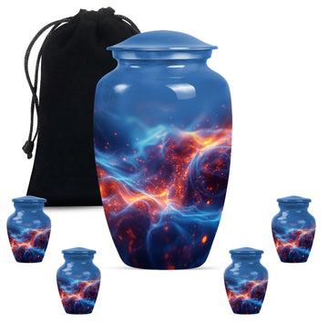 Large Urn with 4 Small Urn