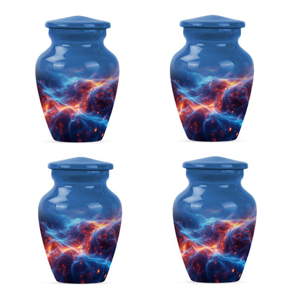 10-inch classic fire urn for ashes, handcrafted urn 