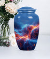 10-inch classic fire urn for ashes, handcrafted urn 