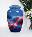 10-inch classic fire urn for ashes, handcrafted urn 
