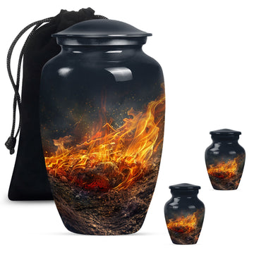 Large Urn with 2 Mini Urn