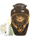Classic 10 inch Catholic Urn, large burial memorial urn.