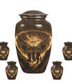 Classic 10 inch Catholic Urn, large burial memorial urn.