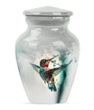 10inch classic Aluminium humming bird Urn.