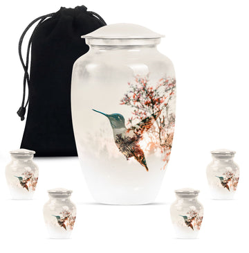 Large Urn with 4 Small Urn