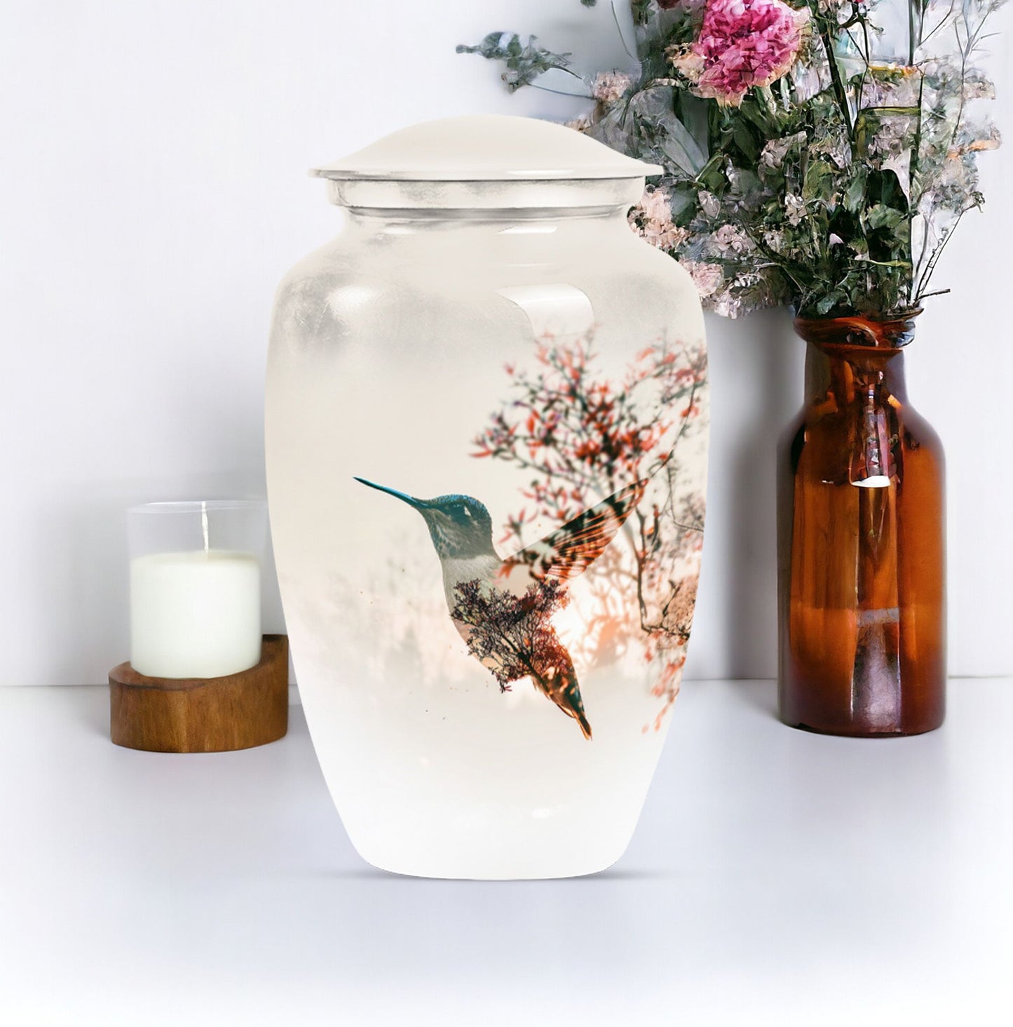 10 inch Classic Humming Bird Urn.