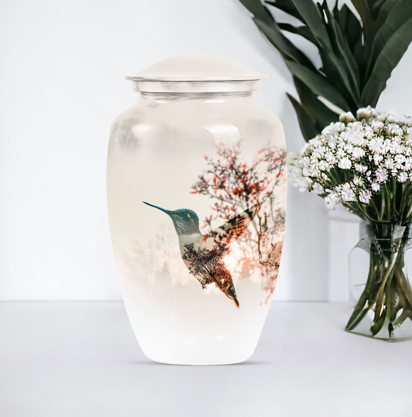 10 inch Classic Humming Bird Urn.