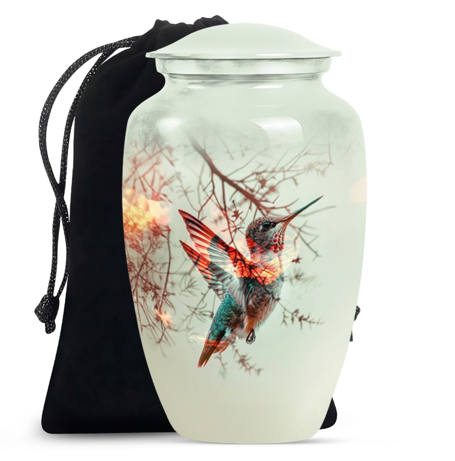Personalized Galaxy Memorial Urn for Human Ashes - 10-inch, 200 cu in - Yatskia