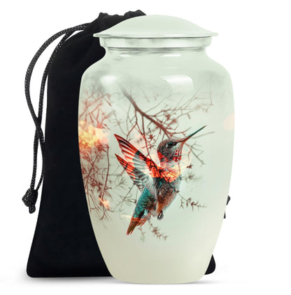 Personalized Galaxy Memorial Urn for Human Ashes - 10-inch, 200 cu in - Yatskia
