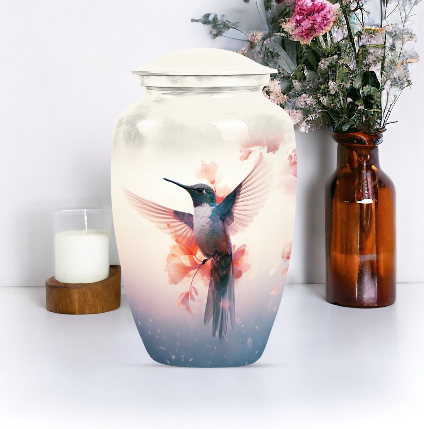 humming bird urn