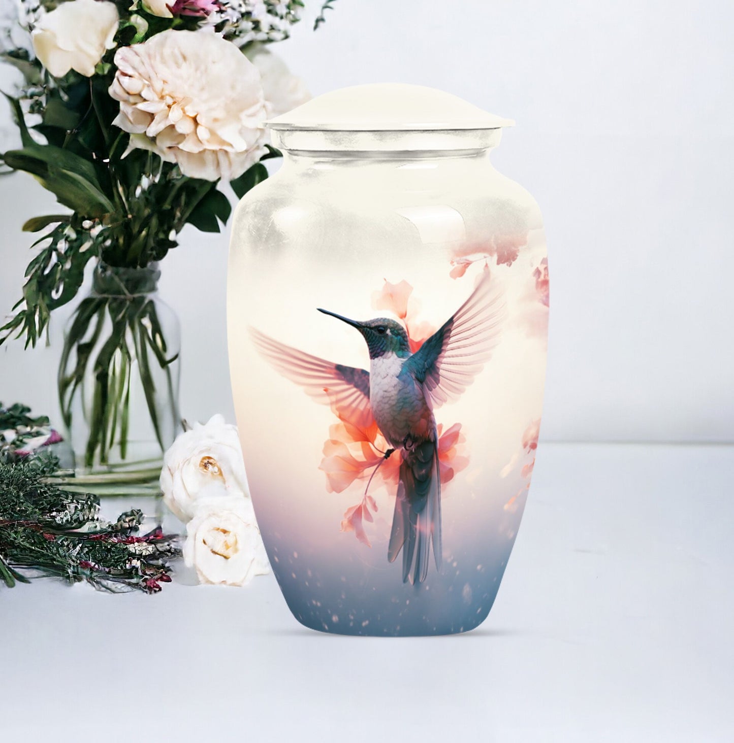 humming bird urn