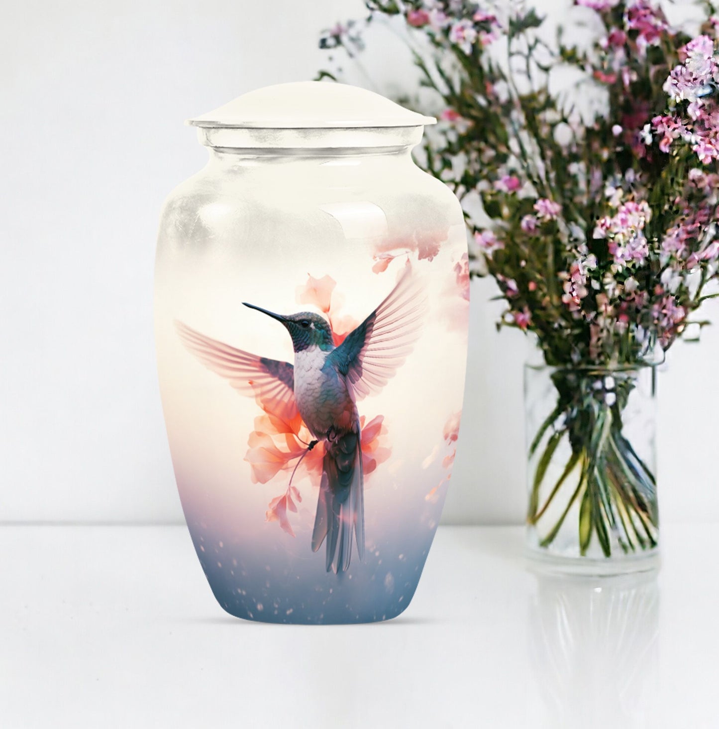 humming bird urn