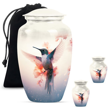 Large Urn With 2 Keepsake Urn