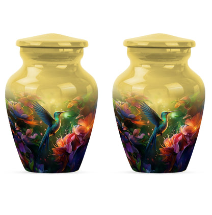 Humming Bird memorial urn